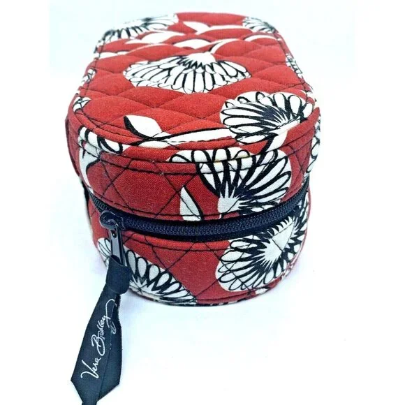 Vera Bradley Deco Daisy Jewelry Travel Case - Picture 2 of 8